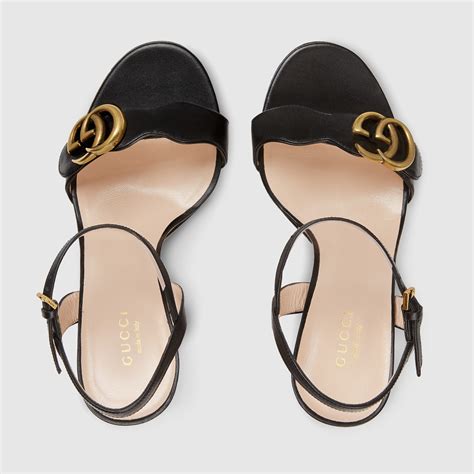 cuñas gucci|gucci sandalias de piel.